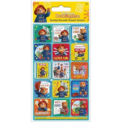 Paper Projects 01.70.12.049 Adventures of Paddington glinsterende beloningsstickers, officieel gelicentieerd product, herbruikbaar op niet-poreuze oppervlakken, 19,5 cm x 9,5 cm Paper Projects 01.70.12.049 Adventures of Paddington glinsterende beloningsstickers, officieel gelicentieerd product, herbruikbaar op niet-poreuze oppervlakken, 19,5 cm x 9,5 cm