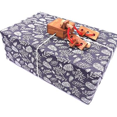 ROMBOL KEEPR De geschenkdoos creatieve verjaardagscadeauverpakking, 7,5 cm x 7,5 cm x 6 cm, model: eikeneiland ROMBOL KEEPR De geschenkdoos creatieve verjaardagscadeauverpakking, 7,5 cm x 7,5 cm x 6 cm, model: eikeneiland