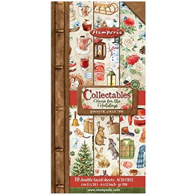 Stamperia International Collectables-SBBV20 romantische feestdecoratie, meerkleurig, 15,2 x 30,5 cm Stamperia International Collectables-SBBV20 romantische feestdecoratie, meerkleurig, 15,2 x 30,5 cm