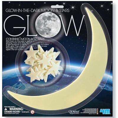 4M Glow Moon & Stars Large Beige 4M Glow Moon & Stars Large Beige