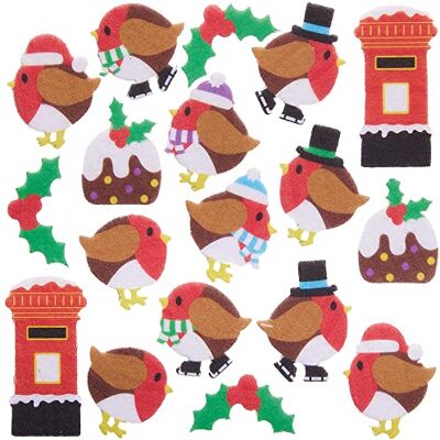 Baker Ross FX305 Viltstickers voor kinderen, om te knutselen, decoreren en decoreren, 100 stuks Baker Ross FX305 Viltstickers voor kinderen, om te knutselen, decoreren en decoreren, 100 stuks