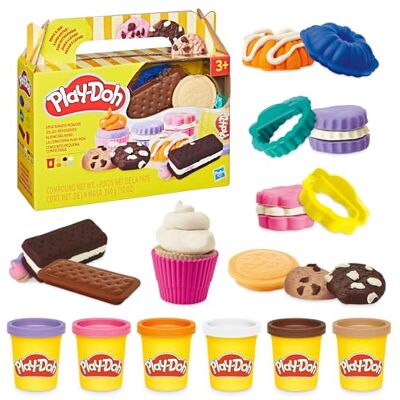 Play-Doh Mooi gebak, boetseerklei, dummy keukenspeelgoed, knutselen voor kinderen, vanaf 3 jaar Play-Doh Mooi gebak, boetseerklei, dummy keukenspeelgoed, knutselen voor kinderen, vanaf 3 jaar
