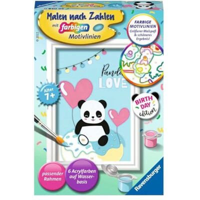 Ravensburger Schilderen op nummer 20058 Panda Love kinderen vanaf 7 jaar Ravensburger Schilderen op nummer 20058 Panda Love kinderen vanaf 7 jaar