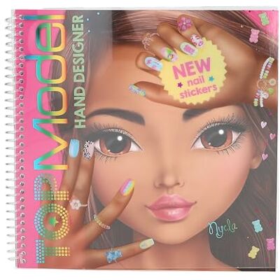 Depesche Topmodel Hand Designer 14.000 kleurboek met 46 voorgedrukte pagina's voor het maken van modelpatronen, inclusief 3 vellen stickers Depesche Topmodel Hand Designer 14.000 kleurboek met 46 voorgedrukte pagina's voor het maken van modelpatronen, inclusief 3 vellen stickers