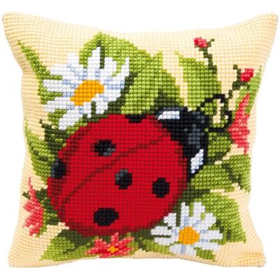 Vervaco Kruissteek Kit Volledige Kussen Set COCCINELLE Decoratie Handmatig Borduurwerk Kit Volwassen Kunst Creatief Cadeau DIY ca. 40 x 40 cm Cross Stitch Borduurwerk Vervaco Kruissteek Kit Volledige Kussen Set COCCINELLE Decoratie Handmatig Borduurwerk Kit Volwassen Kunst Creatief Cadeau DIY ca. 40 x 40 cm Cross Stitch Borduurwerk