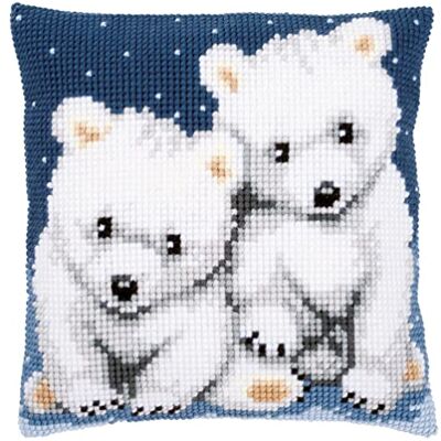 Vervaco Kruissteek Kit Volledige Kussen Set Fleece Beren Decoratie Handmatig Borduurwerk Kit Volwassen Kunst Creatief Cadeau DIY ca. 40 x 40 cm Cross Stitch Borduurwerk Vervaco Kruissteek Kit Volledige Kussen Set Fleece Beren Decoratie Handmatig Borduurwerk Kit Volwassen Kunst Creatief Cadeau DIY ca. 40 x 40 cm Cross Stitch Borduurwerk
