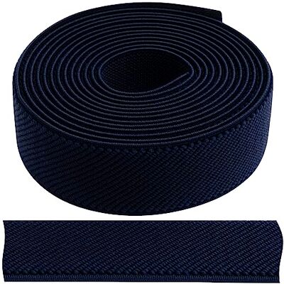 AERZETIX C67353 2 m platte geweven elastische band voor bretels breedte 25 mm grafietkleur broek maken fournituren naaien handwerk kleding stof AERZETIX C67353 2 m platte geweven elastische band voor bretels breedte 25 mm grafietkleur broek maken fournituren naaien handwerk kleding stof