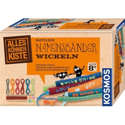 Kosmos Namensbänder wickeln: Bastel-Set Kosmos Namensbänder wickeln: Bastel-Set