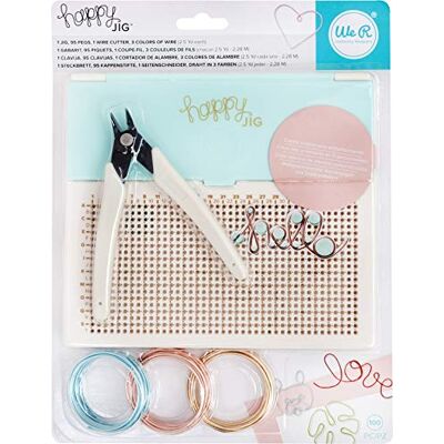 We R Memory Keepers WR Tool Happy Jig Wire&Pegkit, meerkleurig, 1 We R Memory Keepers WR Tool Happy Jig Wire&Pegkit, meerkleurig, 1
