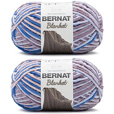 Bernat Meerkleurig garen, polyester, gevlekte schaduwen, strepen Bernat Meerkleurig garen, polyester, gevlekte schaduwen, strepen
