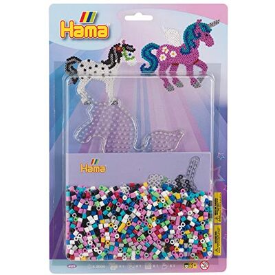 Hama 4079 – Midi Blister GM – PLQ eenhoorn + parels Hama 4079 – Midi Blister GM – PLQ eenhoorn + parels