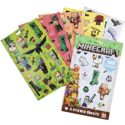 KIDS EUROSWAN SL Minecraft stickerset (24 x 2) KIDS EUROSWAN SL Minecraft stickerset (24 x 2)