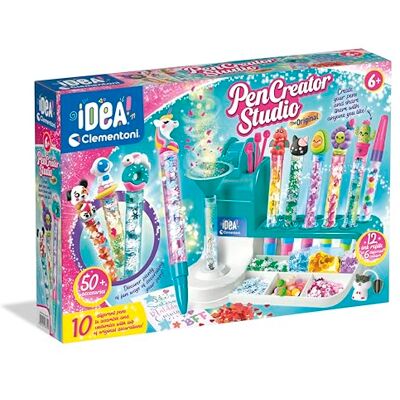 Clementoni , 18779, Idea, Pennenlabaratorium, kleuren & knutselen, creatief cadeau voor kinderen 6-10 jaar, meisje, gemaakt in Italië Clementoni , 18779, Idea, Pennenlabaratorium, kleuren & knutselen, creatief cadeau voor kinderen 6-10 jaar, meisje, gemaakt in Italië