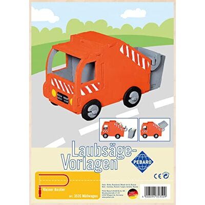 Pebaro 353S decoupeerzaag, multiplex, motief: vrachtwagen Pebaro 353S decoupeerzaag, multiplex, motief: vrachtwagen