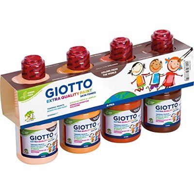 Giotto Gouache Extra Quality Skin Tones – assortiment 4 x 250 ml huidtinten Giotto Gouache Extra Quality Skin Tones – assortiment 4 x 250 ml huidtinten