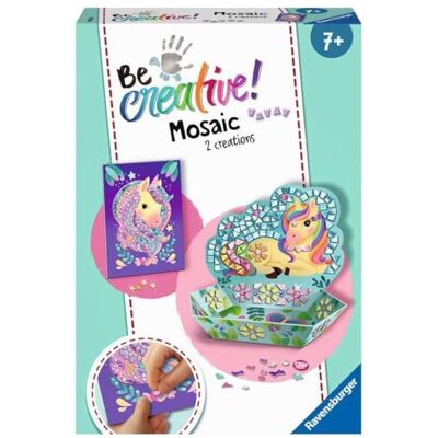 Ravensburger 18238 Mozaïek Midi eenhoorn, doe-het-zelf voor kinderen vanaf 7 jaar Ravensburger 18238 Mozaïek Midi eenhoorn, doe-het-zelf voor kinderen vanaf 7 jaar