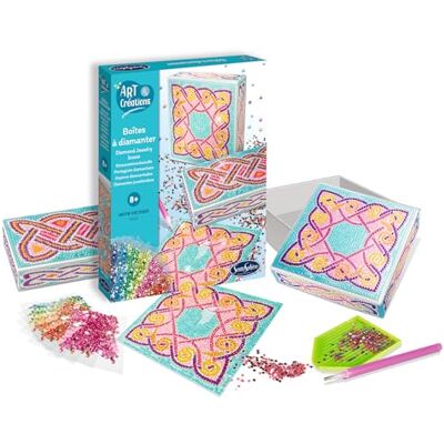 Sentosphère 3932500 DIY strass-doos knutselset voor kinderen en volwassenen Sentosphère 3932500 DIY strass-doos knutselset voor kinderen en volwassenen