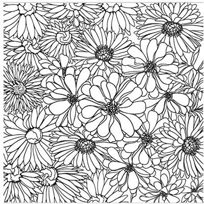 Honsell 12116 lijst met bloemenpatroon, formaat 30 x 30 cm, voorbedrukt motief om in te kleuren met acryl-, aquarel- en olieverf en viltstiften en kleurpotloden Honsell 12116 lijst met bloemenpatroon, formaat 30 x 30 cm, voorbedrukt motief om in te kleuren met acryl-, aquarel- en olieverf en viltstiften en kleurpotloden