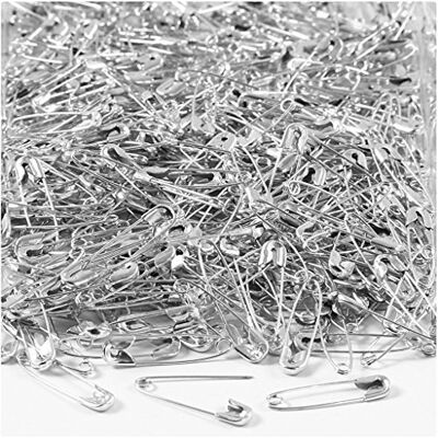 Creativ Veiligheidsspeld Creotime zilverkleurig 22 mm 500 stuks Creativ Veiligheidsspeld Creotime zilverkleurig 22 mm 500 stuks