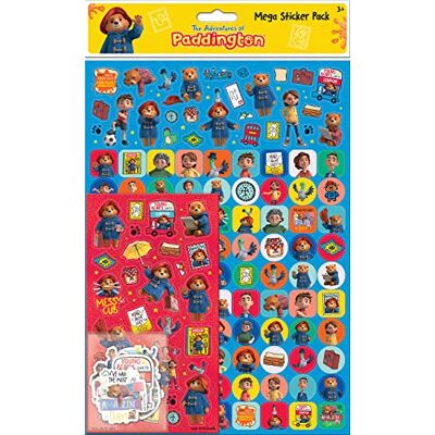 Paper Projects 01.70.22.028 Adventures of Paddington Mega Stickerset, officieel gelicentieerd product, herbruikbaar op niet-poreuze oppervlakken, meerkleurig, 35 cm x 23 cm Paper Projects 01.70.22.028 Adventures of Paddington Mega Stickerset, officieel gelicentieerd product, herbruikbaar op niet-poreuze oppervlakken, meerkleurig, 35 cm x 23 cm
