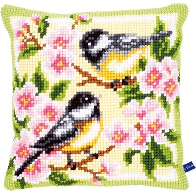 Vervaco Kruissteek Kit Complete Kussen Set MEZENGEN EN BLOEMEN Decoratie Handmatig Borduurwerk Kit Volwassen Kunst Creatief Cadeau DIY ca. 40 x 40 cm Cross Stitch Borduurwerk Vervaco Kruissteek Kit Complete Kussen Set MEZENGEN EN BLOEMEN Decoratie Handmatig Borduurwerk Kit Volwassen Kunst Creatief Cadeau DIY ca. 40 x 40 cm Cross Stitch Borduurwerk