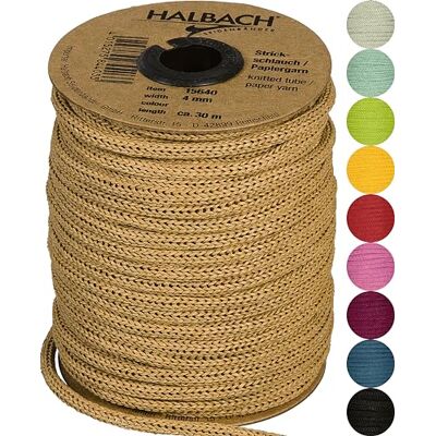 Halbach Seidenbänder 15640 Breislang, naturel, 4 mm Halbach Seidenbänder 15640 Breislang, naturel, 4 mm