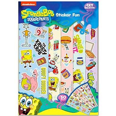 Blue Sky Spongebob Set Fun Stickers (doos van 18) Blue Sky Spongebob Set Fun Stickers (doos van 18)