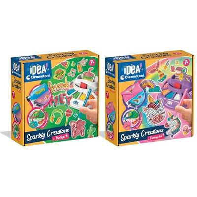 Clementoni Idea Fantasy Art & Pop Style, Diamond Art For Kids 7+ Years, 83218 Clementoni Idea Fantasy Art & Pop Style, Diamond Art For Kids 7+ Years, 83218