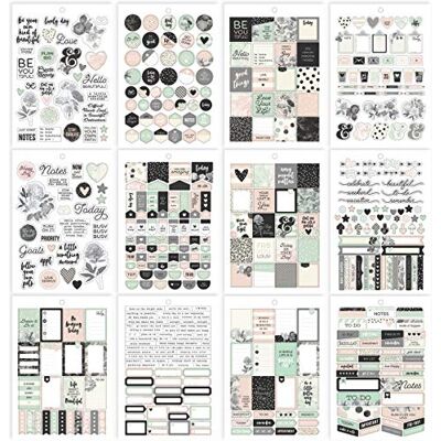 Simple Stories Carpe Diem mooie stickers, papier, meerkleurig, 20,9 x 14 x 0,4 cm Simple Stories Carpe Diem mooie stickers, papier, meerkleurig, 20,9 x 14 x 0,4 cm