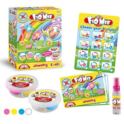 CRAZE FLO MEE + Cloud Slime modelleerset, 19740, gekleurde pasta CRAZE FLO MEE + Cloud Slime modelleerset, 19740, gekleurde pasta