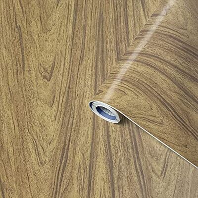 Venilia Perfect Fix® Kleeffolie, Franse notelaar, houtlookfolie, meubelfolie, kleeffolie, zelfklevend, 67,5 cm x 2 m, 170 µm (dikte: 0,17 mm), 53345 Venilia Perfect Fix® Kleeffolie, Franse notelaar, houtlookfolie, meubelfolie, kleeffolie, zelfklevend, 67,5 cm x 2 m, 170 µm (dikte: 0,17 mm), 53345