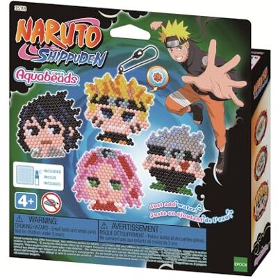 AQUA BEADS Aquabeads 35118 Naruto Keychain Craft Kit Kunst- en knutselspeelgoed met kralen AQUA BEADS Aquabeads 35118 Naruto Keychain Craft Kit Kunst- en knutselspeelgoed met kralen