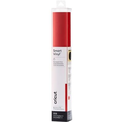 Cricut Smart Vinyl Shimmer Permanent (0,9 m), rood Cricut Smart Vinyl Shimmer Permanent (0,9 m), rood