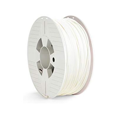 Verbatim PLA-filament, 3D-print, 2,85 mm, 1 kg, polyactid, high-performance filament voor 3D-printers en 3D-pen, PLA-filament 1 rol, 126 m, wit Verbatim PLA-filament, 3D-print, 2,85 mm, 1 kg, polyactid, high-performance filament voor 3D-printers en 3D-pen, PLA-filament 1 rol, 126 m, wit