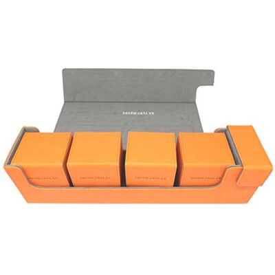 docsmagic.de Premium Magnetic Tray Long Box Orange Large + 4 Flip Boxes Oranje docsmagic.de Premium Magnetic Tray Long Box Orange Large + 4 Flip Boxes Oranje