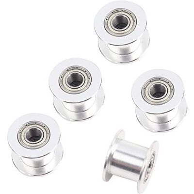 Yosoo 5 x 20 tanden riemschijf voor 3D-printer 2GT 10 mm breed Yosoo 5 x 20 tanden riemschijf voor 3D-printer 2GT 10 mm breed