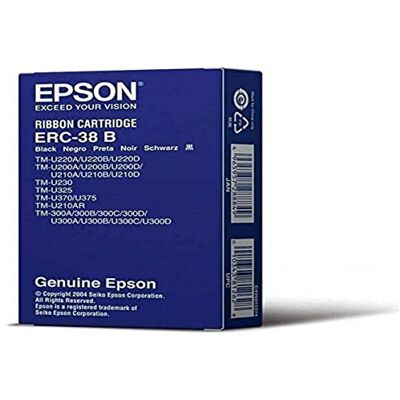 Epson Cartucho ERC38B Para TM-U200/U210/U220/U230/U300/U375, Negro Epson Cartucho ERC38B Para TM-U200/U210/U220/U230/U300/U375, Negro
