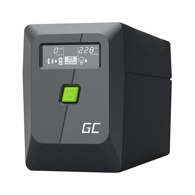 Green Cell UPS PowerProof 850VA 480W Sinusoïde gemodificeerde accu 12V 9Ah Green Cell UPS PowerProof 850VA 480W Sinusoïde gemodificeerde accu 12V 9Ah