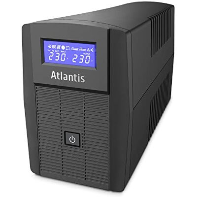 Atlantis A03-HP1003 continuïteitsgroep zuivere sinusgolf 800VA 480W Line Interactive, LCD-display, USB-HID-poort, 2 Shuko-uitgangen + voedingskabel, 1 x 12 V-9 Ah batterij, RJ45-bescherming, software Atlantis A03-HP1003 continuïteitsgroep zuivere sinusgolf 800VA 480W Line Interactive, LCD-display, USB-HID-poort, 2 Shuko-uitgangen + voedingskabel, 1 x 12 V-9 Ah batterij, RJ45-bescherming, software