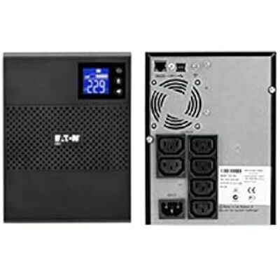 Eaton UPS 5SC 750 IEC Tower – Line-interactive UPS – 5SC750I – vermogen 750 VA (6 IEC 10A stopcontacten) – spanningsregeling (AVR) – UPS met display en USB-interface (inclusief USB-kabel) – zwart Eaton UPS 5SC 750 IEC Tower – Line-interactive UPS – 5SC750I – vermogen 750 VA (6 IEC 10A stopcontacten) – spanningsregeling (AVR) – UPS met display en USB-interface (inclusief USB-kabel) – zwart