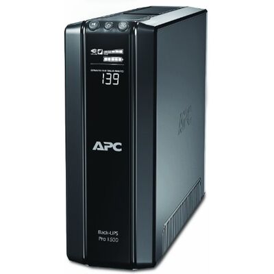 APC by Schneider Electric Power-Saving Back-UPS PRO BR1500G-FR 1500VA omvormer (AVR, 6 FR-uitgangen, USB, uitschakelsoftware) APC by Schneider Electric Power-Saving Back-UPS PRO BR1500G-FR 1500VA omvormer (AVR, 6 FR-uitgangen, USB, uitschakelsoftware)