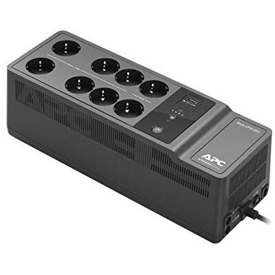 APC by Schneider Electric Back-UPS ES BE650G2-IT 650VA continuïteitsgroep 8 overspanningsbeveiligde uitgangen, 1 USB-oplaadpoort, 400 W APC by Schneider Electric Back-UPS ES BE650G2-IT 650VA continuïteitsgroep 8 overspanningsbeveiligde uitgangen, 1 USB-oplaadpoort, 400 W