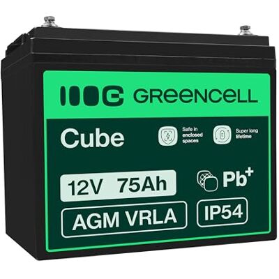 Green Cell AGM25 UPS Batterie Sealed Lead Acid (VRLA) 12 V 75 Ah Green Cell AGM25 UPS Batterie Sealed Lead Acid (VRLA) 12 V 75 Ah