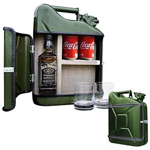 mikamax Jerrycan Gift Set 10L Canister -Whiskey Bar 10L Groen 39 x 29 x 13 cm met 2 whiskyglazen 39 x 29 x 13 cm Whisky Minibar Cadeaus voor mannen mikamax Jerrycan Gift Set 10L Canister -Whiskey Bar 10L Groen 39 x 29 x 13 cm met 2 whiskyglazen 39 x 29 x 13 cm Whisky Minibar Cadeaus voor mannen