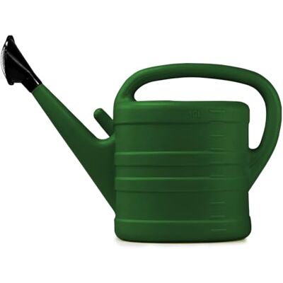 GiDeli Gieter van 10 liter, grote tuingieter met afneembare sproeikop voor tuin, balkon en terras, ideaal voor bloemen, planten, kruiden en bloembedden, lange uitloop en 2 handgrepen, met schaal van GiDeli Gieter van 10 liter, grote tuingieter met afneembare sproeikop voor tuin, balkon en terras, ideaal voor bloemen, planten, kruiden en bloembedden, lange uitloop en 2 handgrepen, met schaal van