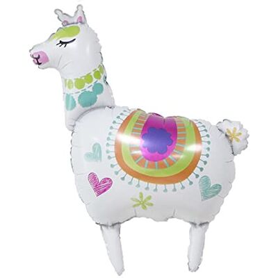 ballonfritz ® Lama XXL reuzenballon Lama, 90 x 70 x 20 cm, als cadeau voor verjaardag, feestdecoratie of verrassing voor je vriendin ballonfritz ® Lama XXL reuzenballon Lama, 90 x 70 x 20 cm, als cadeau voor verjaardag, feestdecoratie of verrassing voor je vriendin