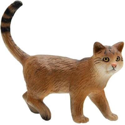 Bullyland 66373 wilde kat figuur ca. 6,5 cm, ideaal als gedetailleerd taartfiguur, PVC-vrij, ideaal geschenk voor kinderen om fantasierijk te spelen Bullyland 66373 wilde kat figuur ca. 6,5 cm, ideaal als gedetailleerd taartfiguur, PVC-vrij, ideaal geschenk voor kinderen om fantasierijk te spelen