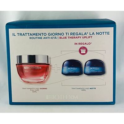 Biotherm Blue Therapy Set (Uplift Day, 50 ml + 2 x Blue Therapy Night, 15 ml), 1 stuk Biotherm Blue Therapy Set (Uplift Day, 50 ml + 2 x Blue Therapy Night, 15 ml), 1 stuk