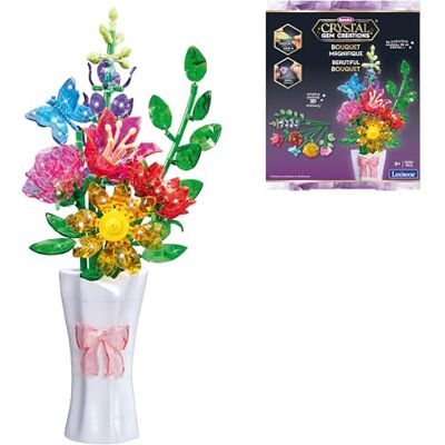 Lexibook , Crystal Gem Boeket bloemen, wit/roze/groen/blauw, CRSS57 Lexibook , Crystal Gem Boeket bloemen, wit/roze/groen/blauw, CRSS57