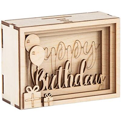 Rayher 13 x 13 stuks houten dozen verjaardag 11,5 x 8,5 x 5 cm FSC Mix Credit 62922505 Rayher 13 x 13 stuks houten dozen verjaardag 11,5 x 8,5 x 5 cm FSC Mix Credit 62922505
